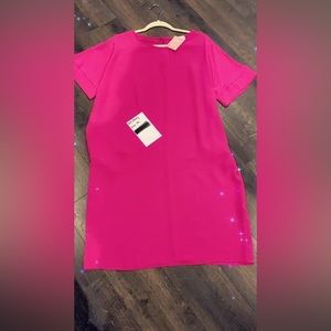 143 Story Hot pink dress